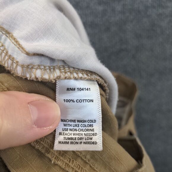 Field & Stream Mens Cargo Shorts Tan Size 36 Pockets Belt Loops Ripstop - Picture 11 of 11